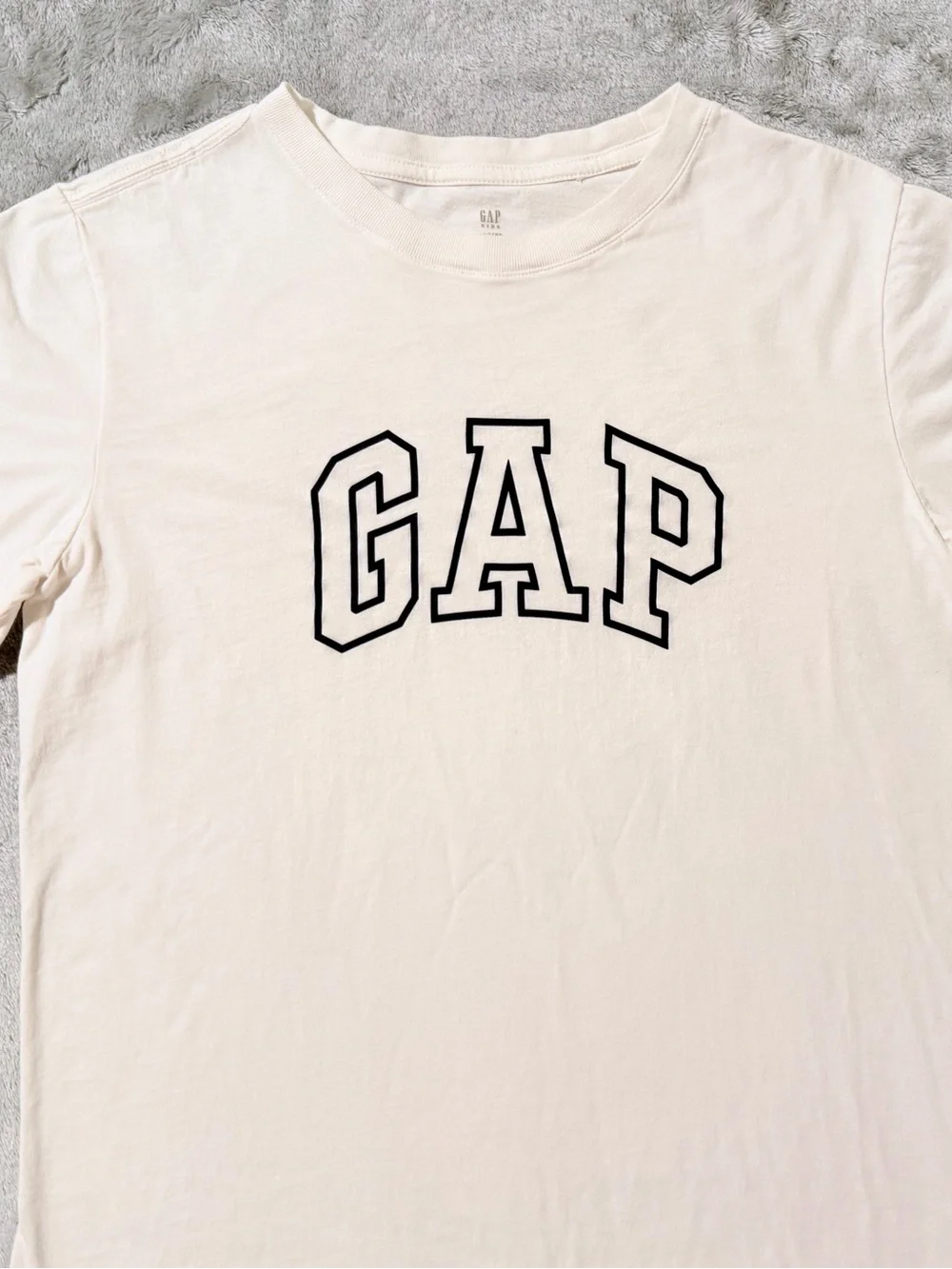 Gap Kids | White Logo T-Shirt | Size XL 14-15 | Classic Arch Graphic Tee